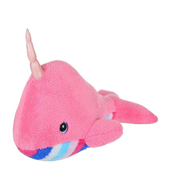 Narwhal Glitter Eye Soft Toy