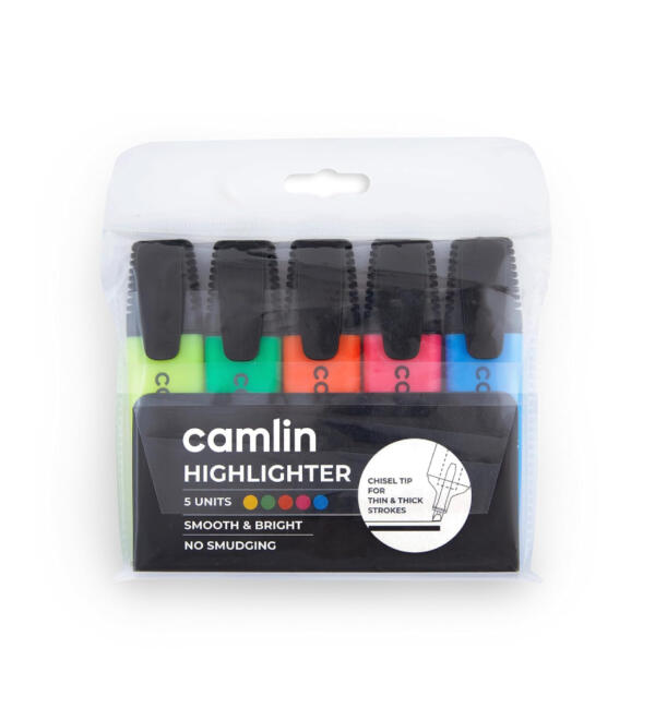 Camlin Highlighter, Pack of 5