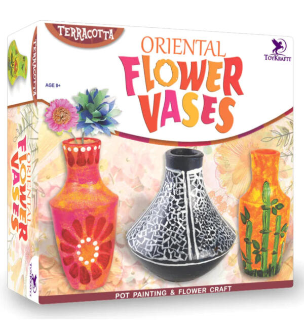 Toykraftt Oriental Flower Vases