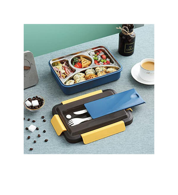 4 Grid Lunch Box