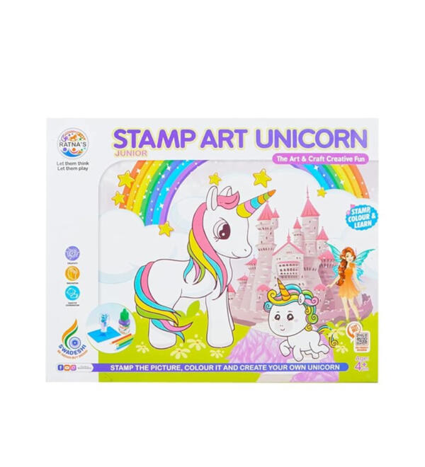 Stamp Art Unicorn