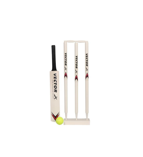 Vector  Wooden Cricket Set - Image 2