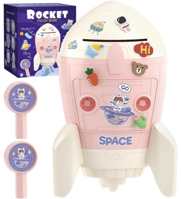 Rocket Piggy Bank