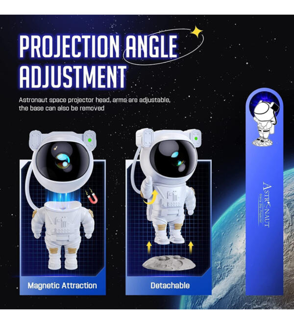 Astronaut Galaxy Projector with Remote Control - Image 2