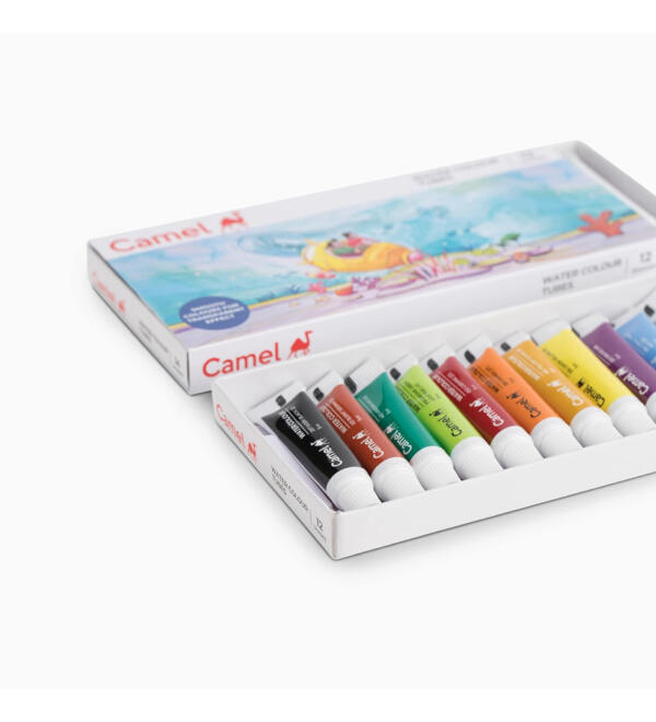 Camel Water Color Tube 12 Shades