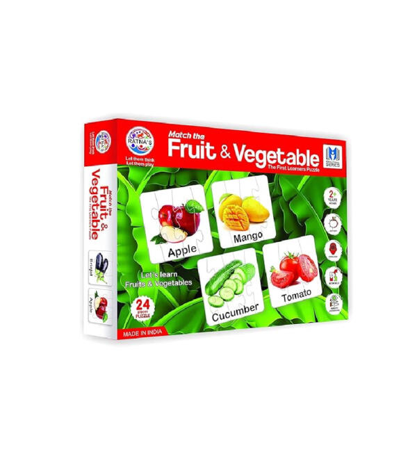 MATCH The FRUIT & VEGETABLE - Image 3