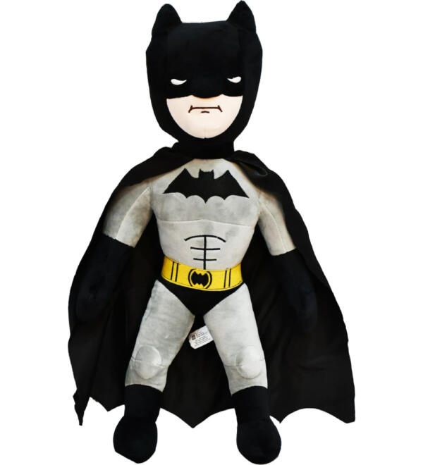 Cute Grey Grey Batman Soft Toy