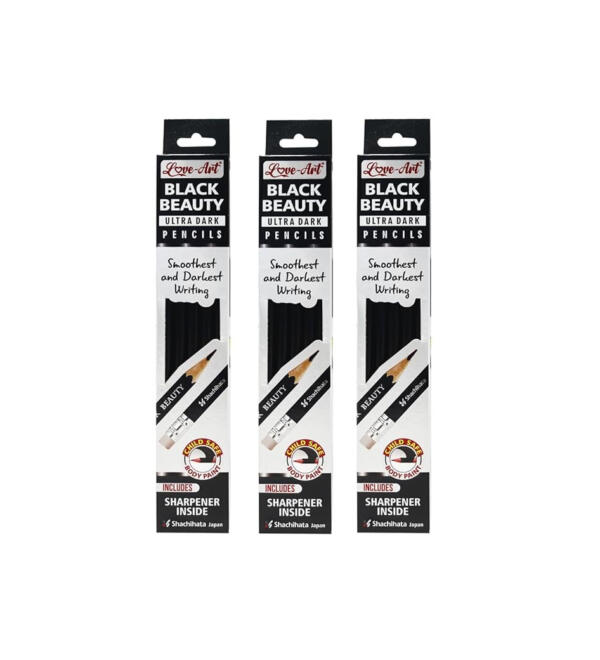 Artline Black Beauty Ultra Dark & Smooth Writing Pencil