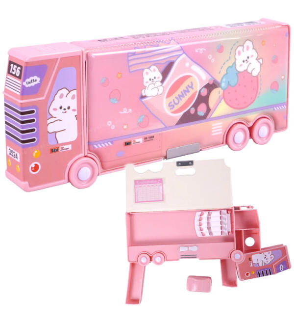 Rabbit Bus Pencil Box