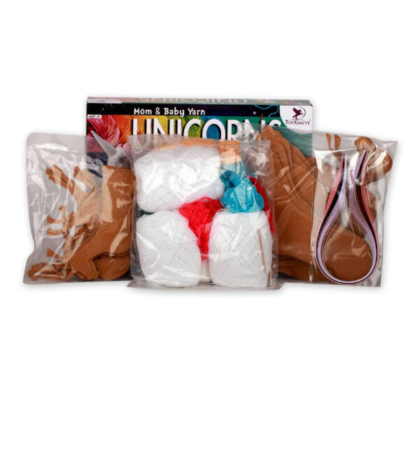 Craft | Mom and Baby Yarn Unicorns - Image 5