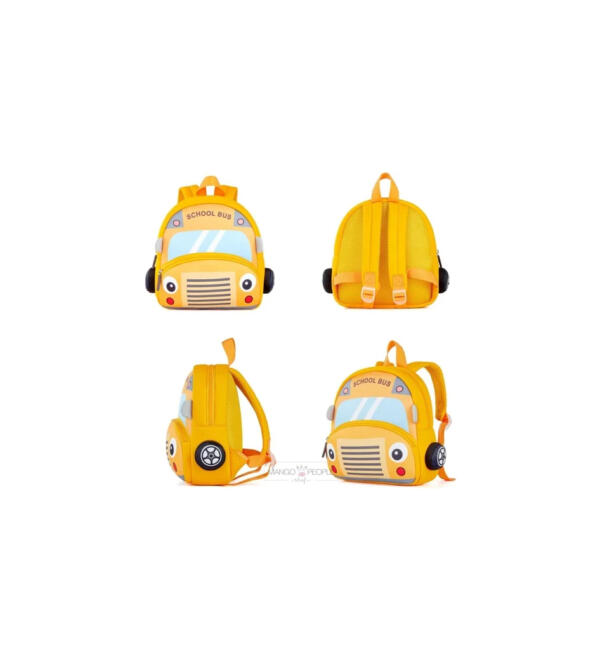 Cute School bus Design Backpack - Image 3