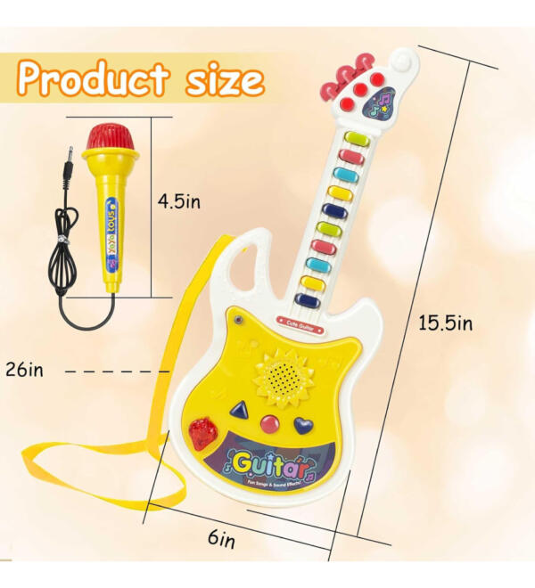 Kids Guitar and Microphone Set - Image 5