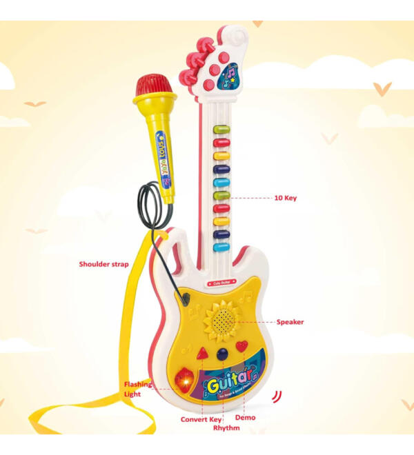 Kids Guitar and Microphone Set - Image 4