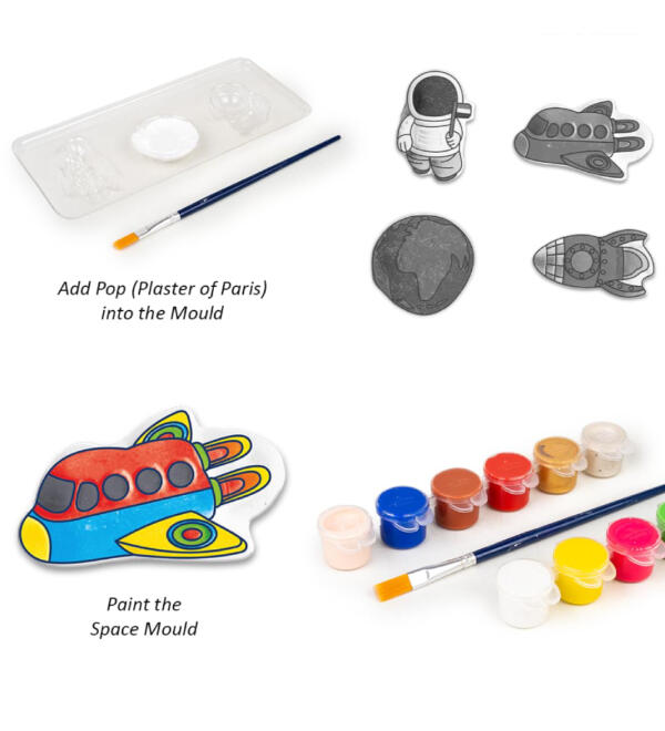 Mould & Paint Space Themed DIY Kit - Image 4