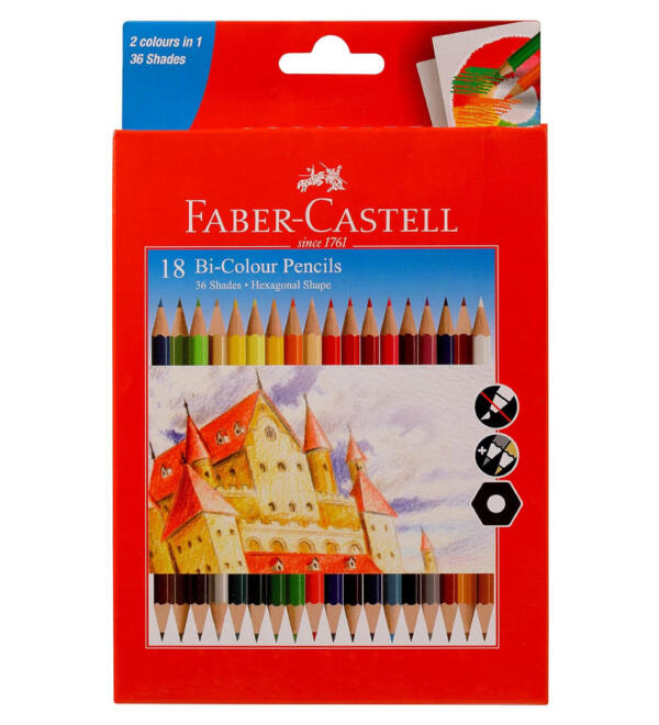 Faber-Castell Bi-Colour Pencil 18