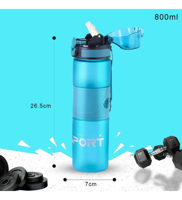 Cute Water Bottle with Sipper - Image 2