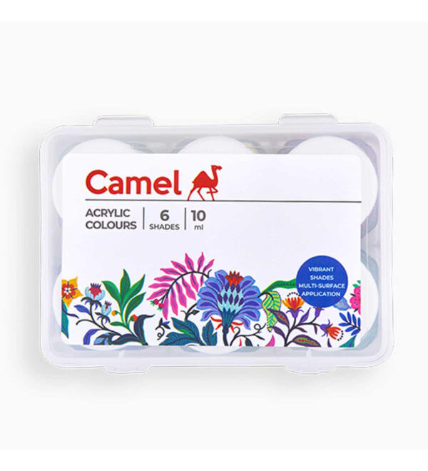 Camel Acrylic Colours 6 Shades